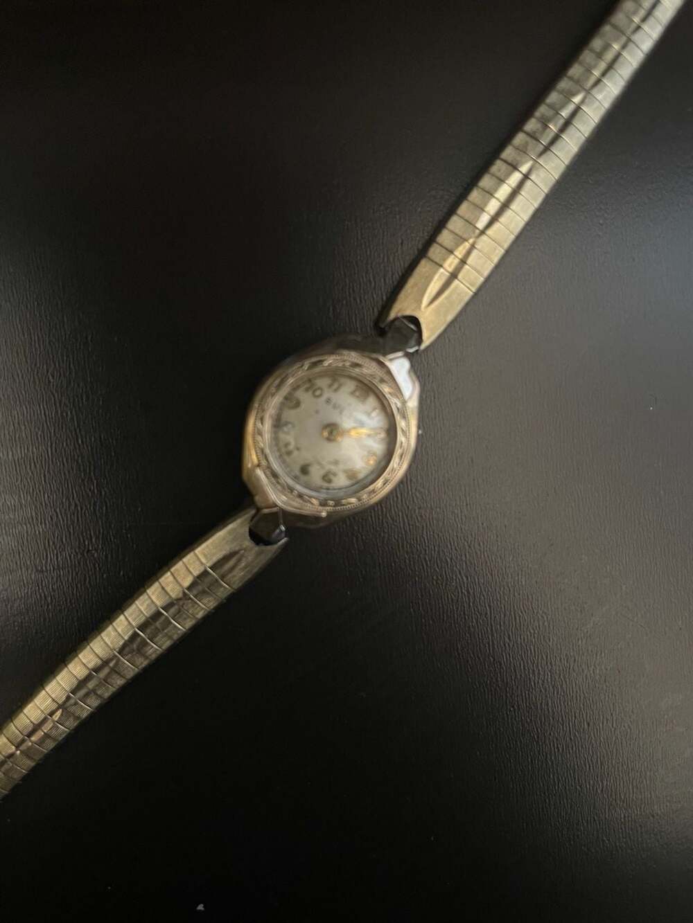 Vintage Bulova Ladies 10K Rolled Gold Plate Cocktail Watch (FOR PARTS)